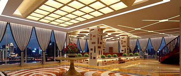 關(guān)上胡記海鮮酒樓裝修設(shè)